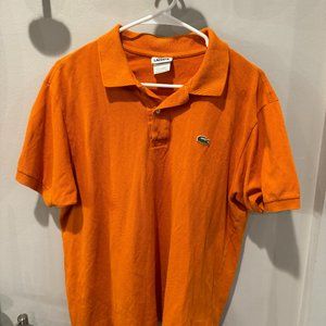 Lacoste Polo Orange Size 6